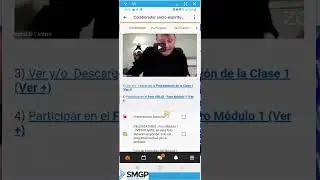 Ingreso al Curso "Colaborador socio-espiritual en adicciones"  desde la Aplicación Moodle en Android