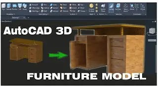 AutoCAD 3D Furniture Model Tutorials In Tamil