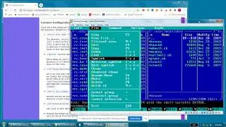 First Things First: Steps 1,2,3,4 chmod and Symlink with mc [F9]File