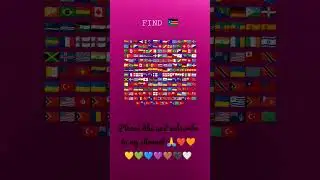 FIND THE FLAG🤍🖤🤎💜💙💚💛🧡❤️