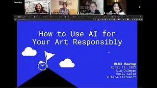MLUX Tech Talk: Making AI Art Responsibly