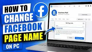 How To Change Facebook Page Name on PC/Laptop 2026 (Quick & Easy)