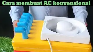 membuat AC dari exhaust fan #diy