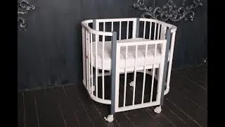 Видеоинструкция по сборке прямоугольной кроватки SooHooKids Pappy 5в1