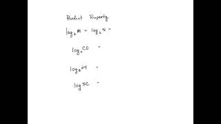 How to use Logarithm Properties (Product, Quotient and Power Rule)