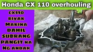 HONDA CX 110 OVERHAULING, DAHIL SUBRANG SAMA NA NG ANDAR NITO, PART 2 / Papachad TV