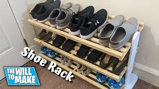 How To Make A Shoe Rack | DIY | Woodworking | The Will To Make