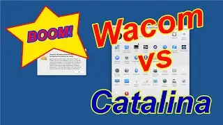 Wacom Driver Problems and Fail in Catalina