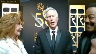 2023  - Suzanne Rogers, Drake Hogestyn, James Reynolds - Red Carpet Interview -10th Floor Podcast