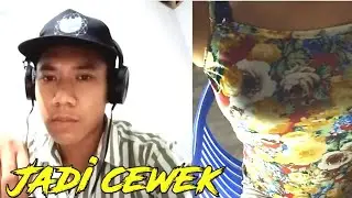 PRANK OME TV JADI CEWEK M#NTOK  !!  PART 2