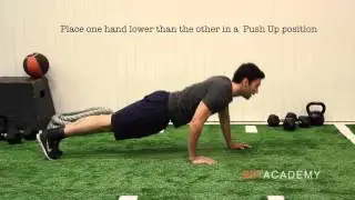 HIIT Exercises: How to do Split Hand Push Ups