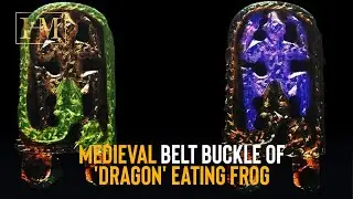 Medieval belt buckle of 'dragon' eating frog discovered in Czech Republic may be from unknown pagan