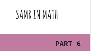 SAMR in Math
