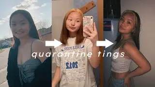 MY QUARANTINE HAIR // tik tok made me do it