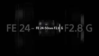 Introducing the newest addition to Sony’s “G Lens” – the FE 24-50mm F2.8!