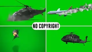 helicopter plane crash green screen || plane crash green screen || helicopter plane blast