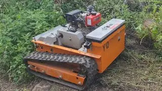 HOMEMADE RC LAWN MOWER-ROBOT LAWN MOWER