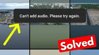 Fix can't add audio please try again instagram reels | Problem Solved