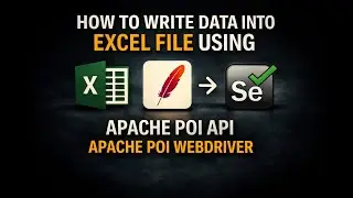 How to Write Data into Excel File using Apache POI | Selenium WebDriver