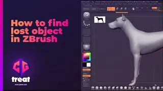 How to Find The Lost Object in ZBrush Viewport