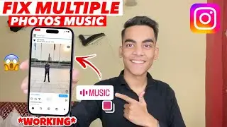 Fix Instagram Multiple Photos Music Option Not Showing | Fix Music In Carousel Post On Instagram