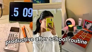 PRODUCTIVE AFTER SCHOOL ROUTINE