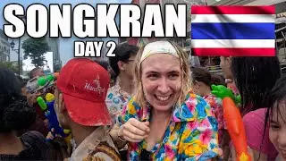 BANGKOK SONGKRAN IS WILD! 🇹🇭 Thailand’s Biggest Water Fight ซับไทย
