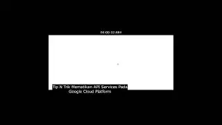 Tips N trik Disable API service ( 1 minutes ) Google Cloud - CloudOnServer