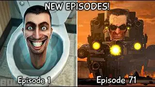 Skibidi Toilet 1 - 71 All Episodes (60 FPS REMASTERED) G - Man V6 REVENGE (Episode 77?)