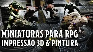 IMPRIMINDO MINIATURAS para RPG - FORJA DA FÚRIA D&D 5e - SONIC MINI 4 K (RESINA)