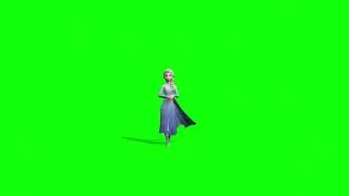 Elsa Frozen 2 Stand Talk - Green Screen