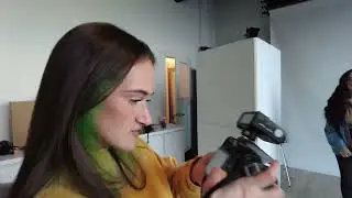 Her first time with flash! Natural light shooter learns flash in 15 minutes!