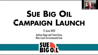 Sue Big Oil - Virtual Launch