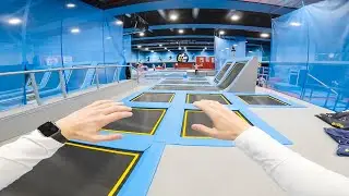 BIGGEST TRAMPOLINE PARK IN THE WORLD. TRIP AROUND EUROPE 🇪🇺