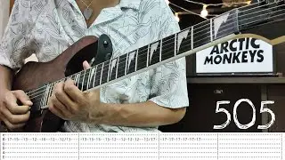 505 | Arctic Monkeys | Guitar Solo Tabs | Guitar Cover | lesson | Guitar Tutorial | Tabs