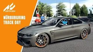 BMW M4 GTS chasing Audi RS6. Track Day At Nürburgring – Assetto Corsa Mods