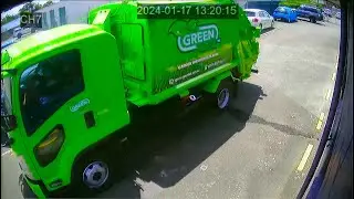 Green NZ LTD - Garden Waste Bags & Bins: New and unknown company & truck. Rear Loader Rubbish Truck
