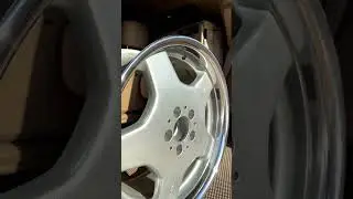 Диски моноблок от MERCEDES после покраски