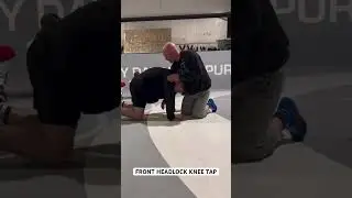 Front headlock knee tap takedown #wrestlingtechnique #wrestling #takedown