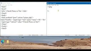 Check Whether a number is Prime or Not Using php