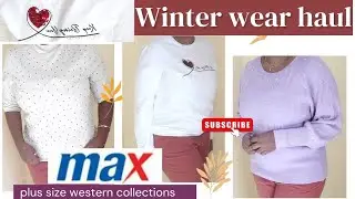 MAX plus size winter wear haul | western wear | denim | sweatshirt | tops | limitlessbymonica