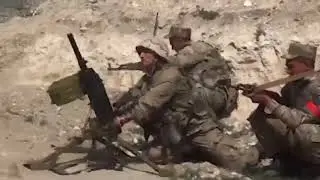 Azerbaijan shelling Nagorno-Karabakh (Qarabag) w/ mortar and rocket artillery fire September 2020