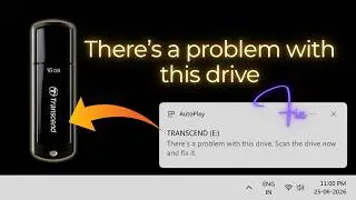 [Fix] There's A Problem With This Drive, Scan The Drive Now And Fix It | Pen Drive/ Ext. Hard Disk