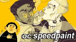 OC SPEEDPAINT - Michael & Gabriel [Mr Unlight]