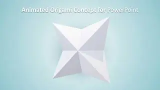 Animated 3D Origami Concept for PowerPoint