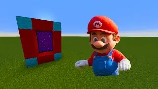 How To Make Portal To The Mario Movie Dimension In Minecraft!!! (Minecraft PE) (Minecraft JAVA)