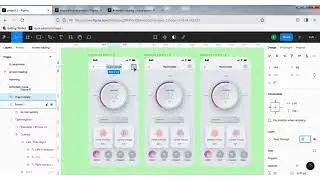 Screen landing animation in figma.
