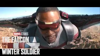 Falcon dodges missiles | The Falcon and The Winter Soldier | HD