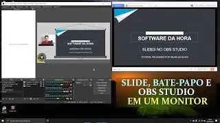 Slide no obs studio - um monitor