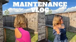 Maintenance Vlog| Massage, Nails, Face Threading, Color Refresh, Silk Press and Tretinoin Experience
